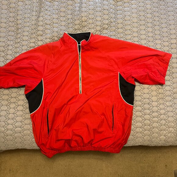 FootJoy Other - FootJoy DryJoys Tour Collection Golf Pullover Windshirt Red XL